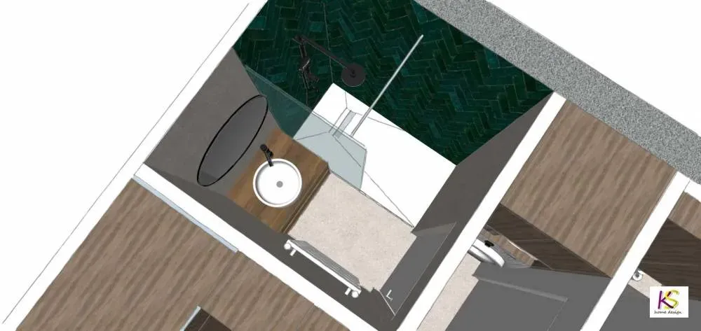 Projet 3D pour la rénovation d'un studio 26 m2 pour une location (6)webp