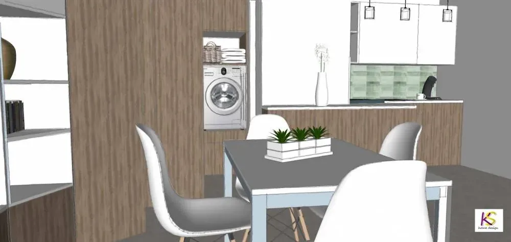 Projet 3D pour la rénovation d'un studio 26 m2 pour une location (8)webp