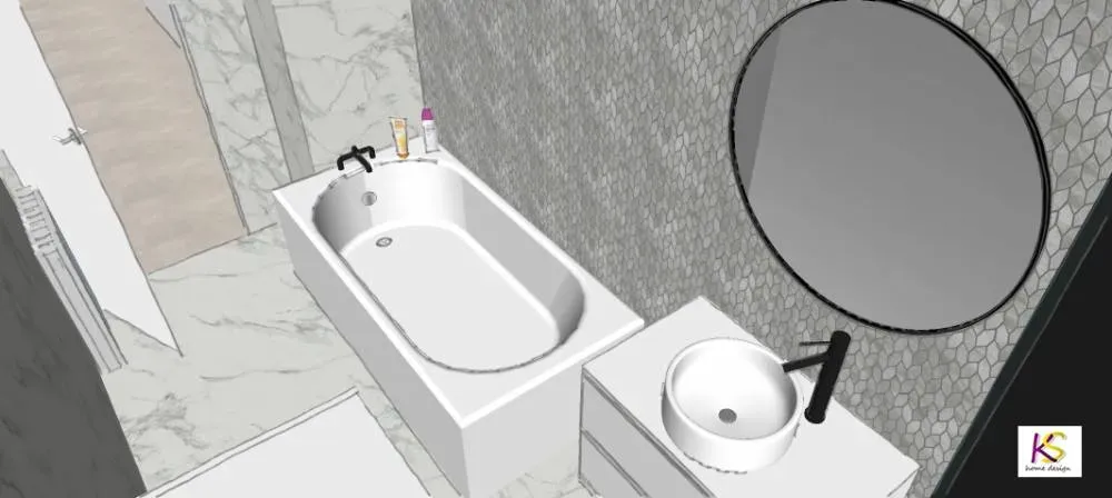 Rénovation & redistribution des pièces 3P Valéry (1webp