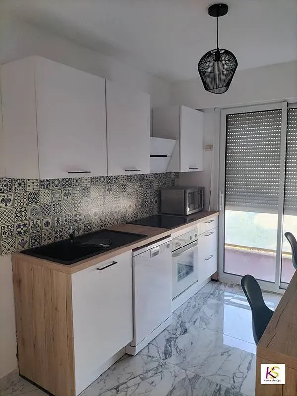 Rénovation 2 pièces AIR BNB Ronsard Cagnes sur Mer (11webp